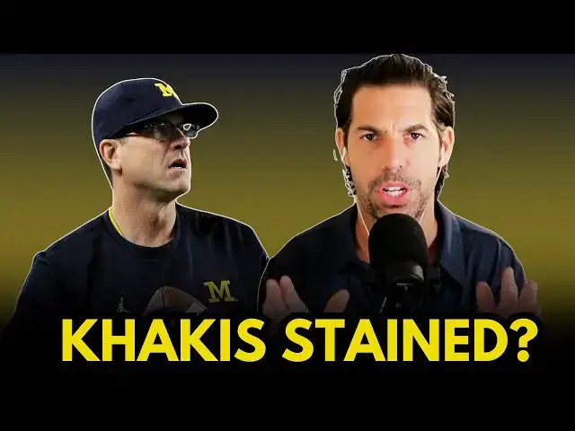 'Video thumbnail for Jim Harbaugh Punished for Michigan Sign-Stealing Scandal | Damon Amendolara Reacts'