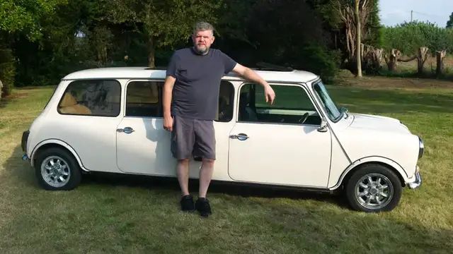 Video thumbnail for Classic Mini Gets Transformed Into A Stretch Limo