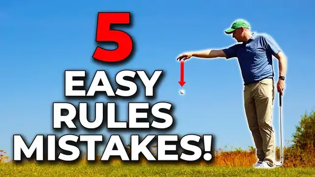 'Video thumbnail for These Mistakes Will Cost You A Penalty Shot - Golf Rules'