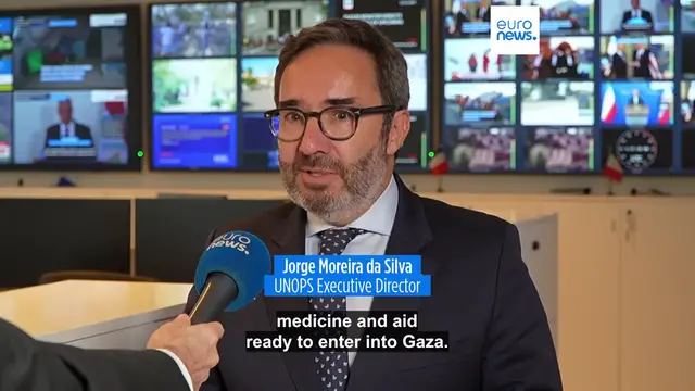 'Video thumbnail for 'The UN is ready to act,' to get aid flowing into Gaza, UNOPS executive director says'
