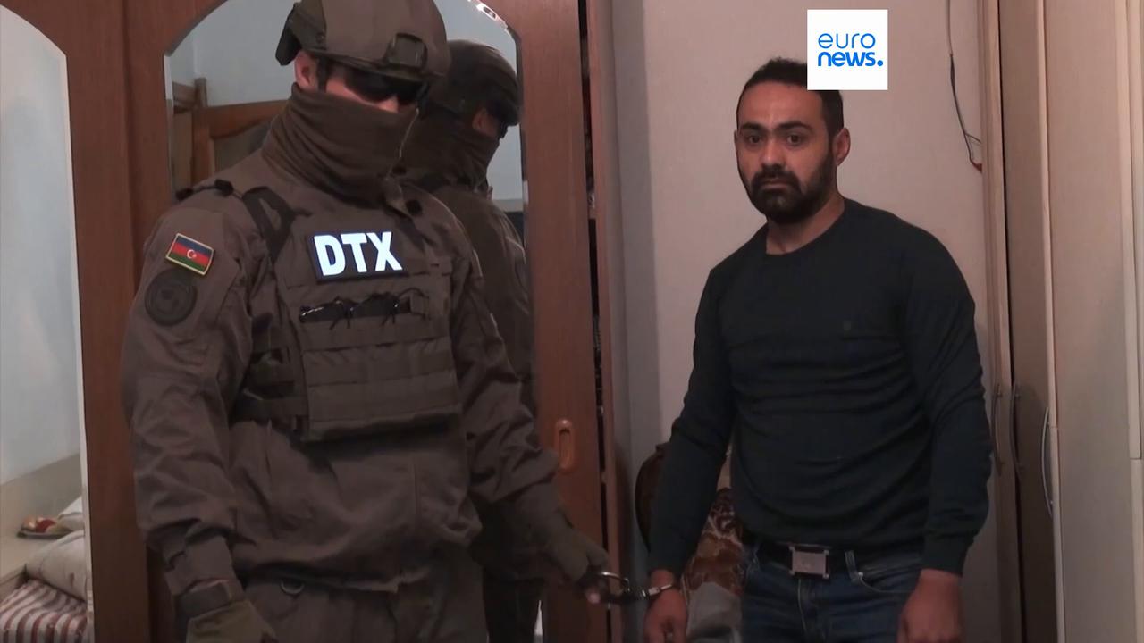 Video thumbnail for Azerbaijan releases footage after foiling Iran-linked plot targeting pipeline and Jewish sites