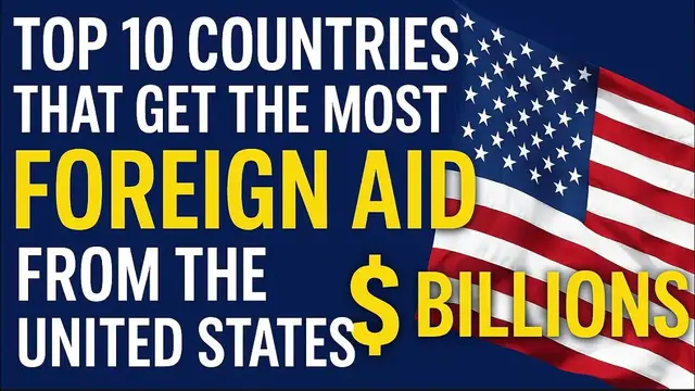 Video thumbnail for Why Are We Sending Billions Overseas? 10 Countries That Get The Most.