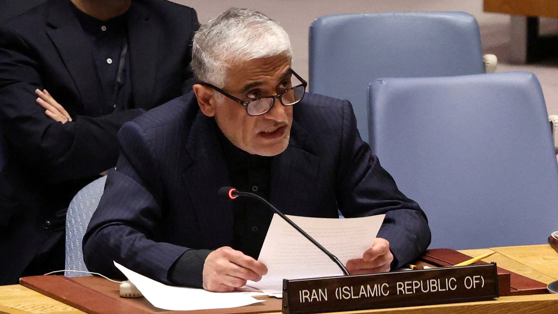 Video thumbnail for UN Security Council Iran resolutions: UNSC condemns Iran's attacks on neighbours