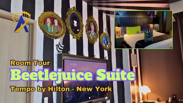 'Video thumbnail for Beetlejuice Suite at Tempo by Hilton - New York Times Square'