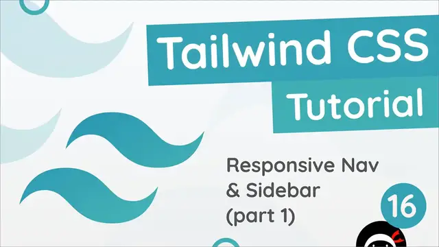 Video thumbnail for Tailwind CSS Tutorial #16 - Responsive Nav (part 1)