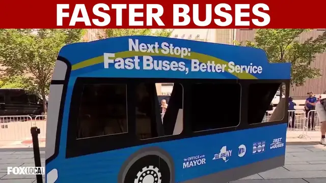 Video thumbnail for NYC bus plan aims to speed up service across all 5 boroughs