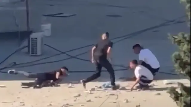 Video thumbnail for Palestinian boy shot during Israeli raid on UNRWA centre