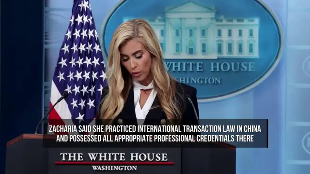 Video thumbnail for White House Defends New Press Secretary Over Legal Credentials.