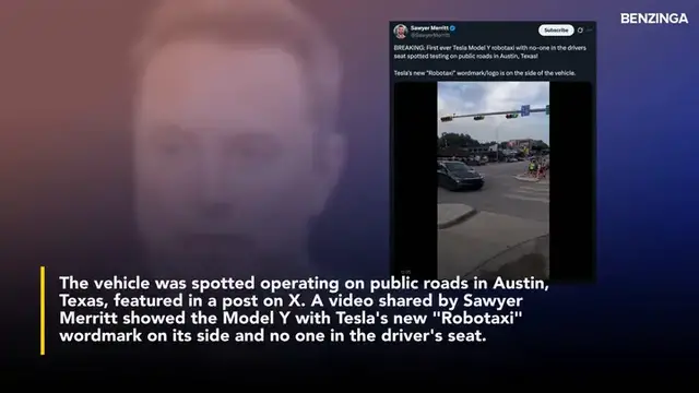 Video thumbnail for Tesla's Robotaxi Spotted Without Driver, But Can It Catch Waymo's Breakneck Lead?