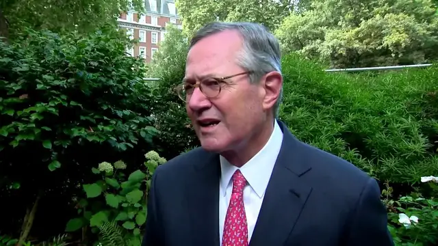 'Video thumbnail for US Ambassador to the UK says ‘the lesson of 9/11 is we must remain vigilant’'
