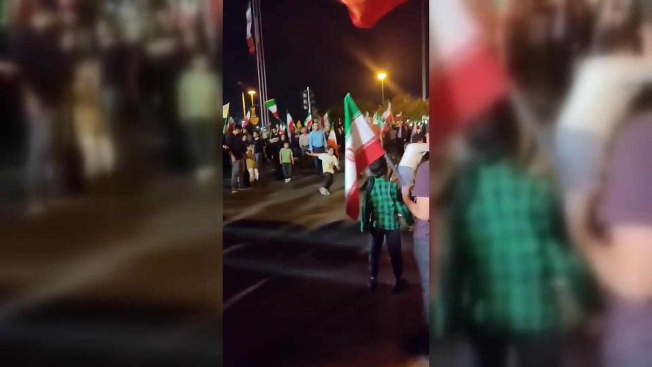 Video thumbnail for Iran: Families and Children Join Pro-Government Rallies in Isfahan.