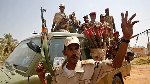 'Video thumbnail for Sudanese paramilitary group RSF agrees to humanitarian truce proposed by US-led mediator'
