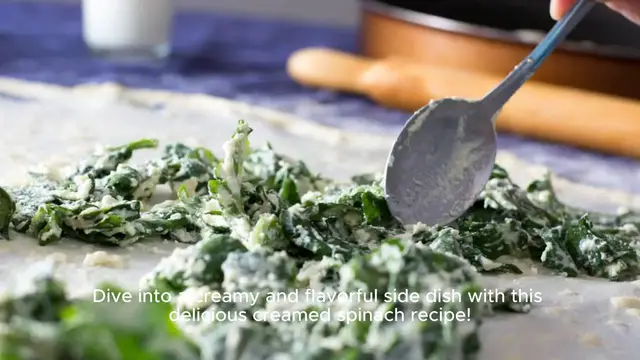 Video thumbnail for Creamed Spinach Recipe
