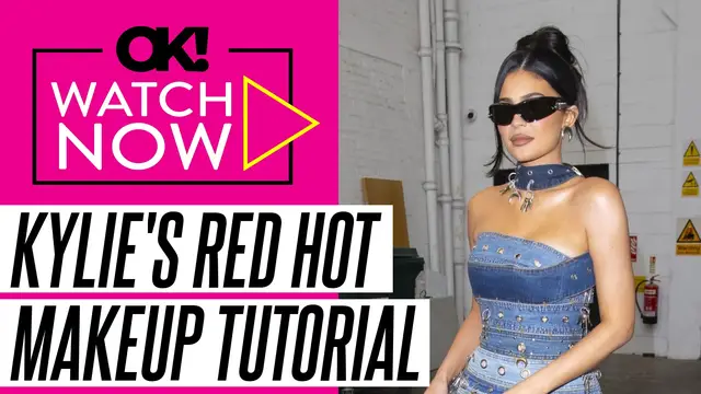'Video thumbnail for Kylie Jenner Flaunts Her Cleavage in Tight Red Top While Doing Makeup Tutorial: Watch'