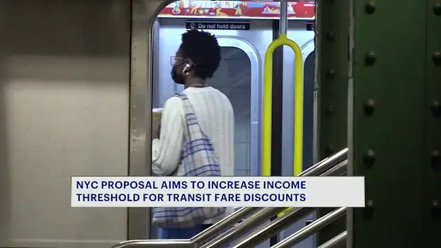 Video thumbnail for NYC proposal aims to increase income threshold for transit fare discounts