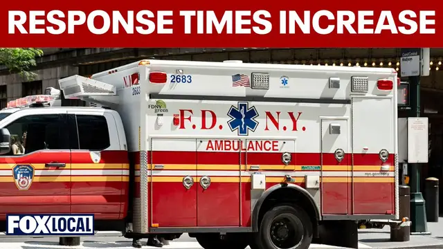 Video thumbnail for NYC ambulance response times jump 41% as emergency calls increase