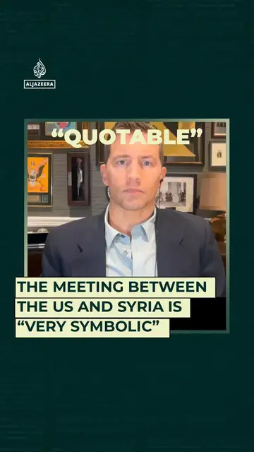 'Video thumbnail for The Meeting Between the US and Syria is “Very Symbolic”'