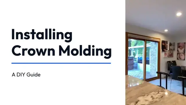 Video thumbnail for Cabinet Crown Molding Installation: A Step-by-Step Guide