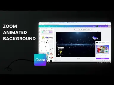 'Video thumbnail for How to Create an Animated Background in Zoom Using Canva'
