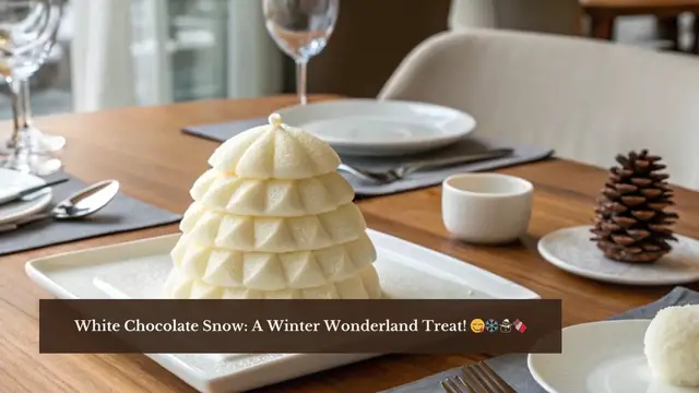 Video thumbnail for White Chocolate Snow: A Sweet Winter Wonderland Treat