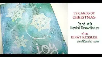 'Video thumbnail for 12 Cards of Christmas 2015 - Resist techniques. CHECK OUT THE LIMITED TIME OFFER IN DESCRIPTION!'