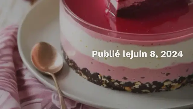 Video thumbnail for Recette de Bavarois Framboise et Chocolat Blanc: Délice Raffiné