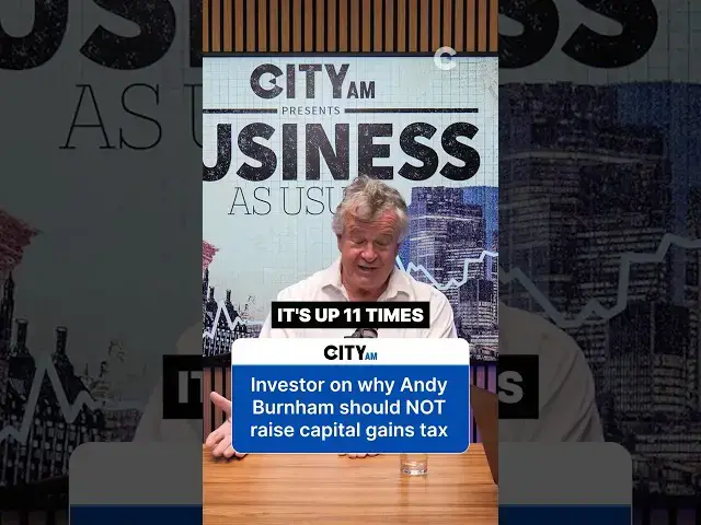 Video thumbnail for Why raising Capital Gains Tax might backfire on the UK economy 💸📈