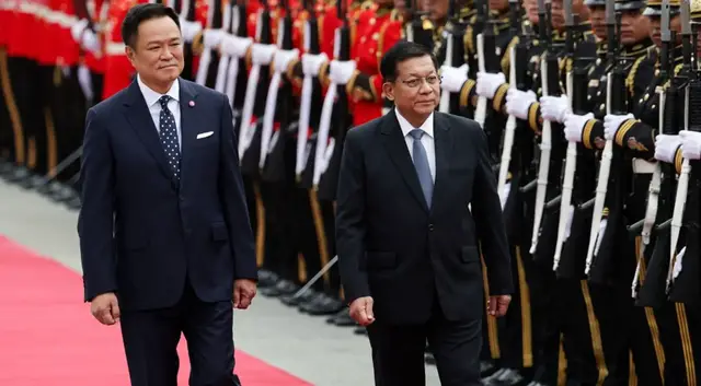 Video thumbnail for Myanmar refugees fear return as President Min Aung Hlaing visits Thailand