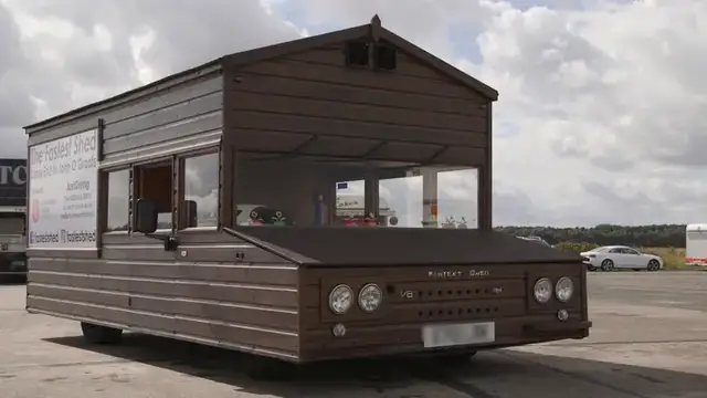 Video thumbnail for The Racing 'Shed' That Can Reach Top Speeds Of Nearly 160km