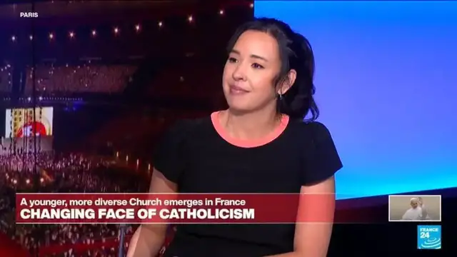 Video thumbnail for France's baptism boom as more young people seek catholic community