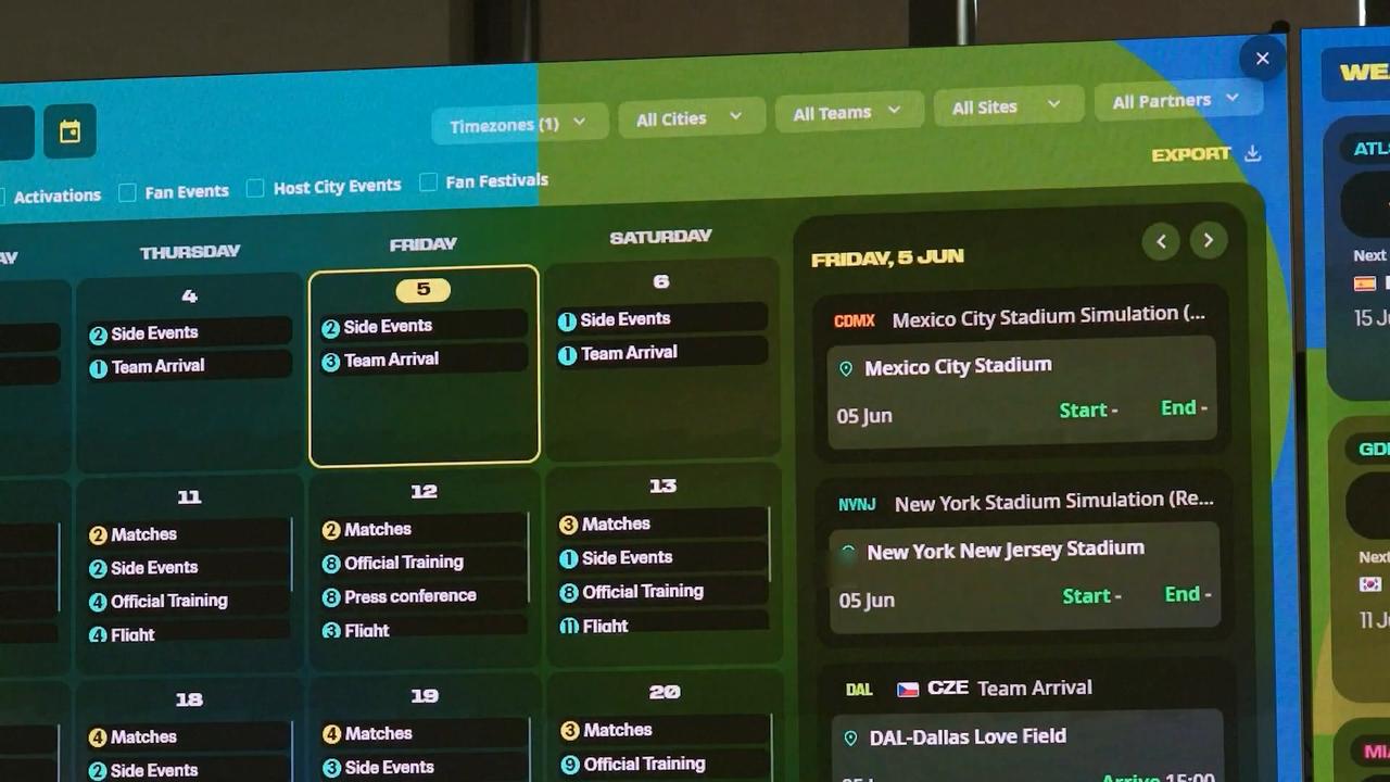 Video thumbnail for US: AI reshapes football, fan experience at 2026 FIFA World Cup.