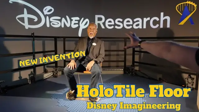 'Video thumbnail for Disney Imagineer Lanny Smoot Demonstrates the HoloTile Floor'