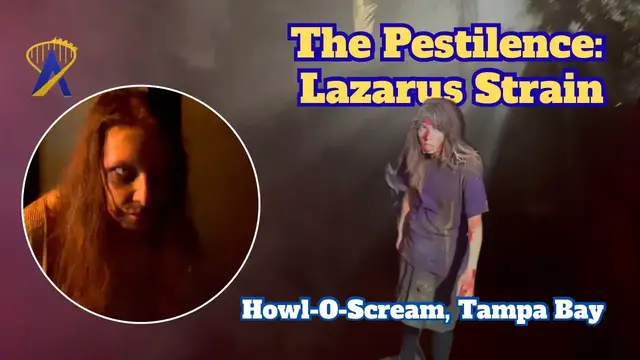Video thumbnail for The Pestilence: Lazarus Strain - Howl-O-Scream Tampa Bay 2026 Scare Zone