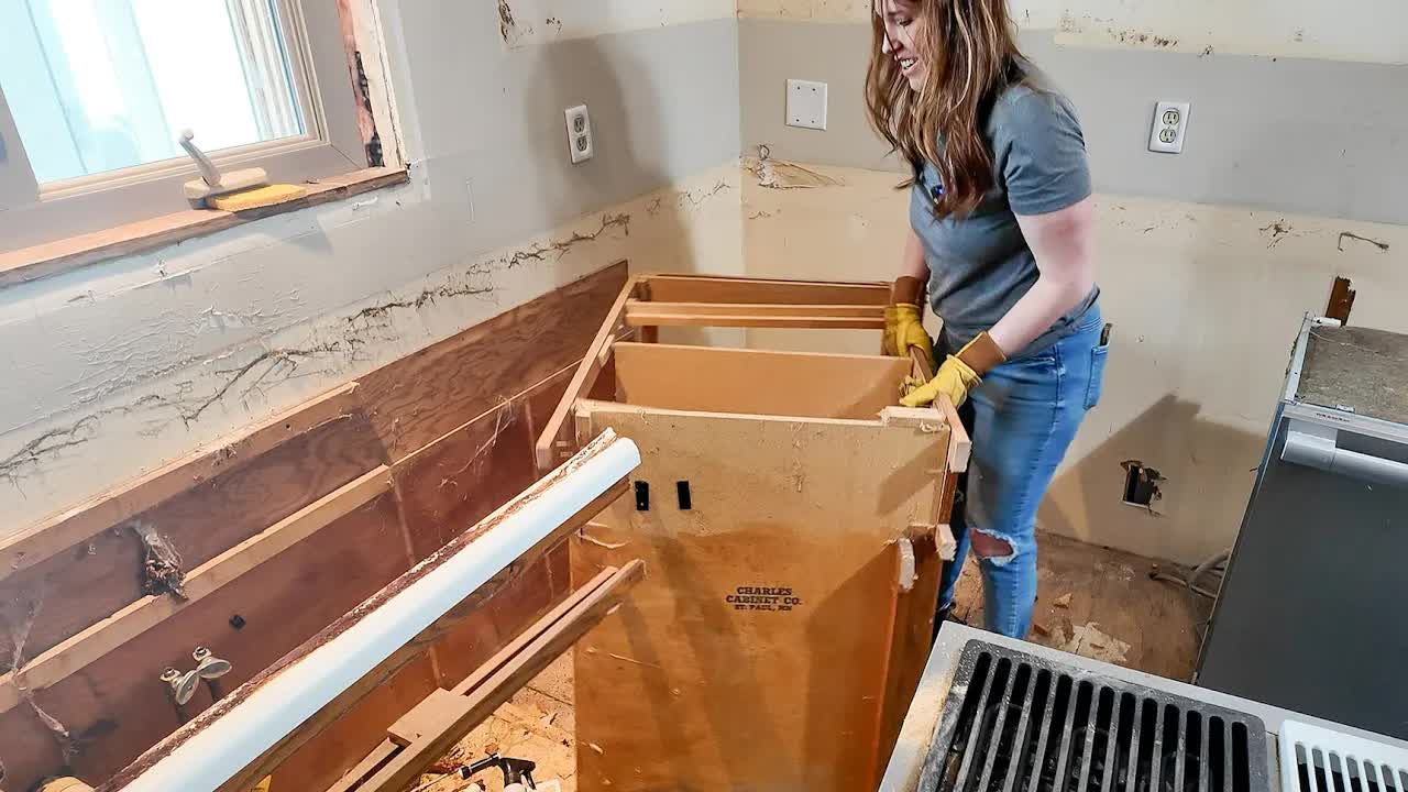 Video thumbnail for matthew cremona: converting the old kitchen: full home renovation into a dining room