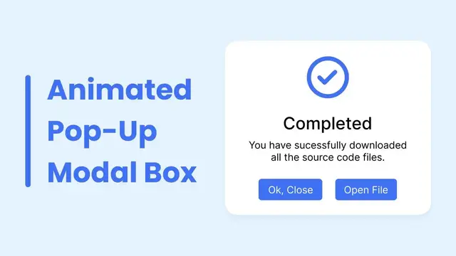 Video thumbnail for How to Create Popup Modal Box in HTML CSS & JavaScript