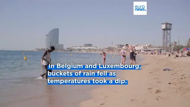 Video thumbnail for Parts of Europe cool off after days of extreme heat yet risks remain