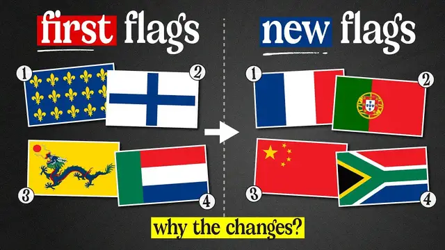 Video thumbnail for Countries' First Flags VS Their Current Flags