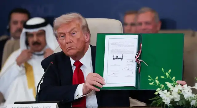 'Video thumbnail for Gaza peace summit: Trump, regional leaders sign document'