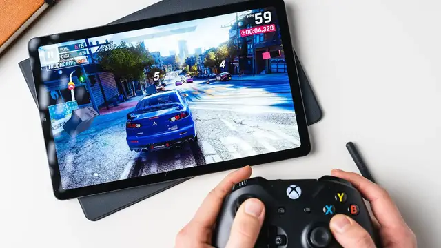 'Video thumbnail for Samsung Galaxy Tab S6 Lite Gaming Test: Fortnite, Call Of Duty & More'