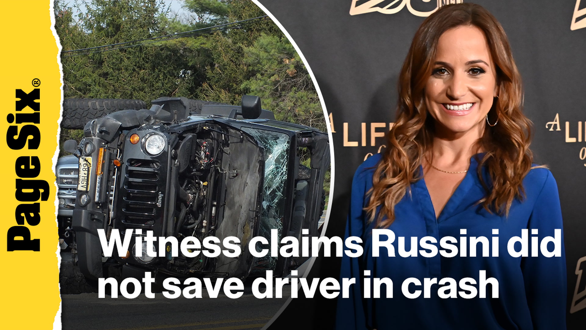 Video thumbnail for Bizarre twist in Dianna Russini crash story as witness claims she didn't save driver