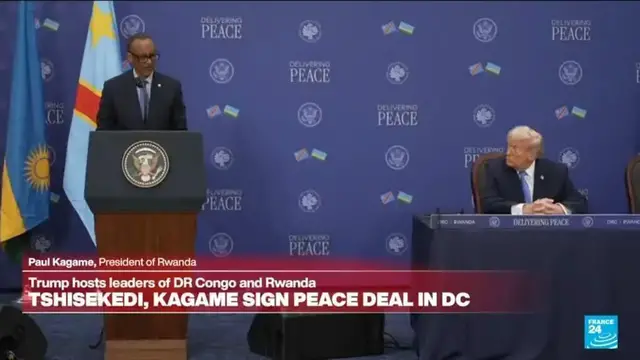Video thumbnail for DRC-Rwanda accord: 'Another episode of Trump comedy show disconnected from reality on the ground'