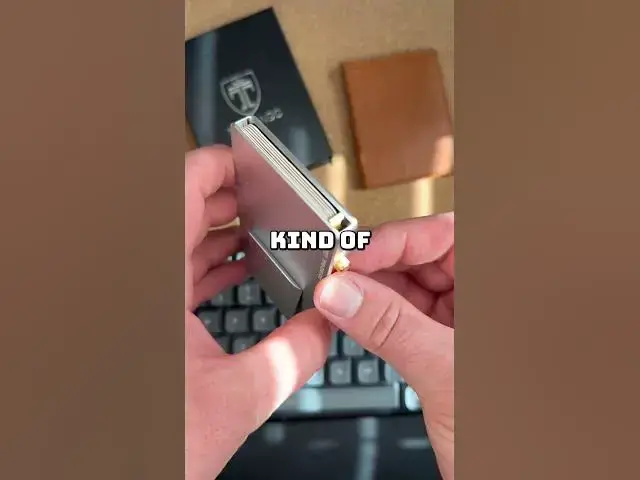 'Video thumbnail for Double Oak's NEW Cardholder Design'