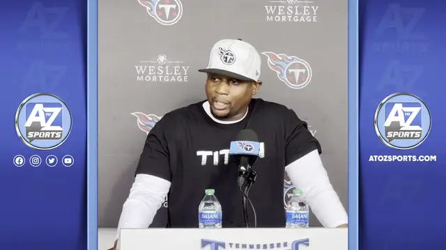 Video thumbnail for Dennard Wilson: "Aggression is a mindset" for Titans new defense