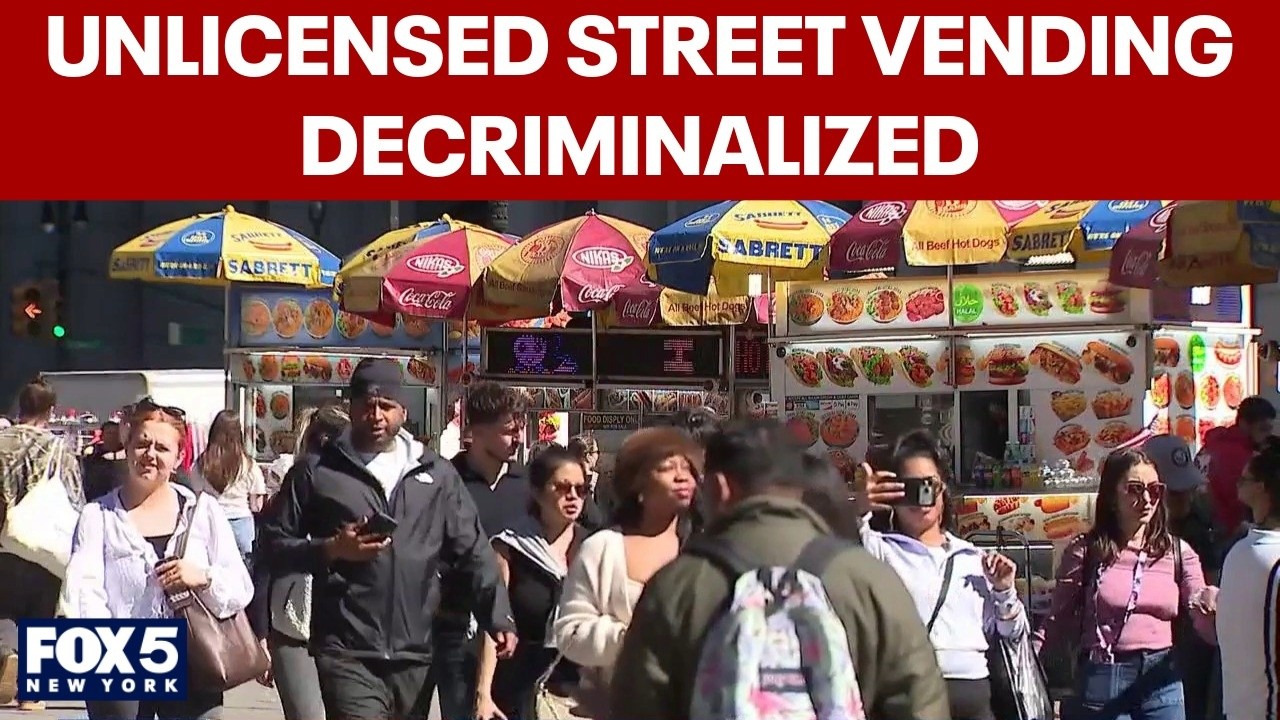Video thumbnail for Law decriminalizing unlicensed street vending now in effect