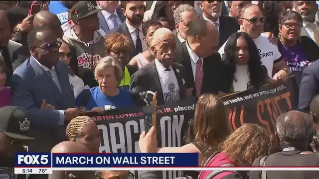 'Video thumbnail for 'March on Wall Street''