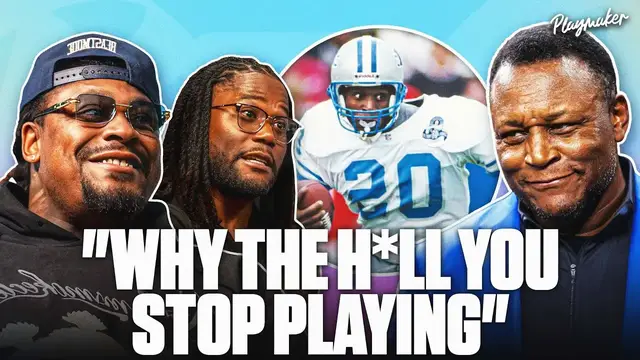 'Video thumbnail for Barry Sanders Reveals What Made Him Retire'