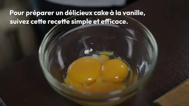 Video thumbnail for Cake à la Vanille, simple et délicieux