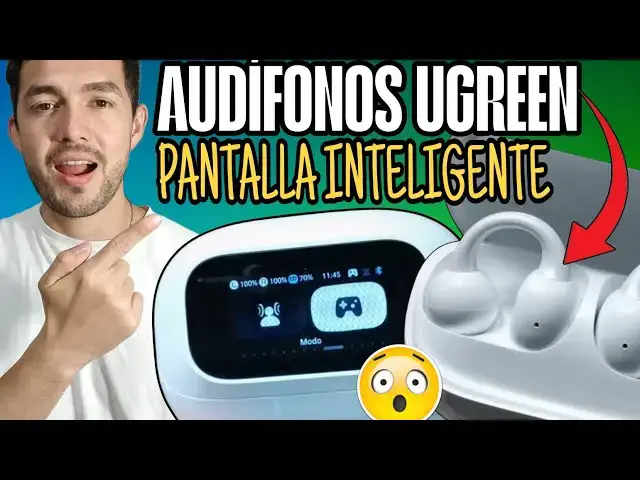 'Video thumbnail for UGREEN ClipBuds Magic – Audífonos con pantalla táctil y funciones inteligentes que sorprenden'