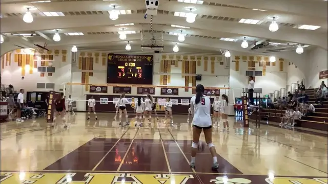 'Video thumbnail for Menlo-Atherton vs. Carlmont High School Volleyball Game [JV]'