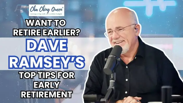 'Video thumbnail for Dave Ramseys tips for early retirement'